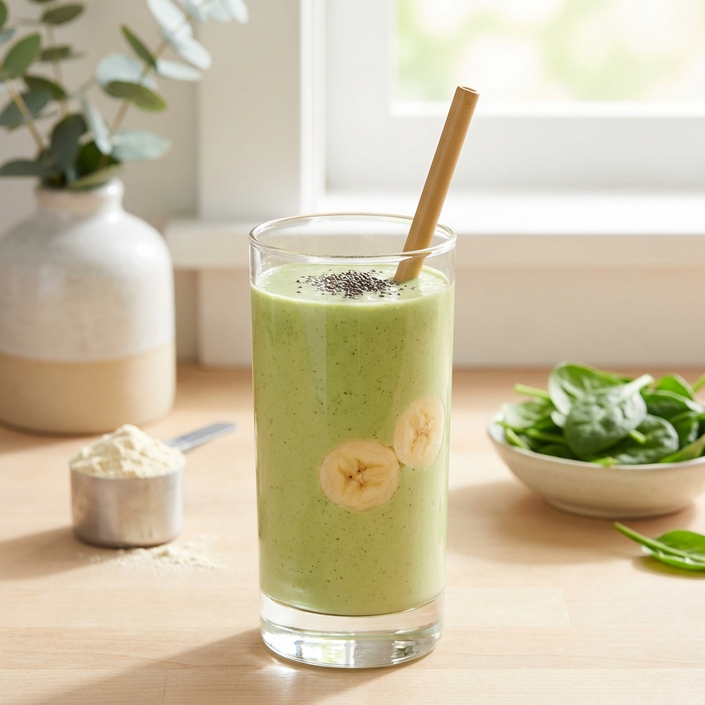 Zeleni protein smoothie